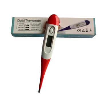 Imagem de Termômetro Digital De Ponta Macia Para Kit De Primeiros Socorros Domés