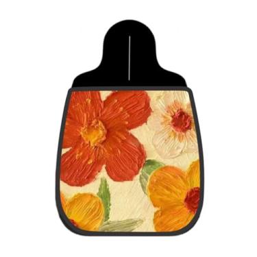 Imagem de Lixeira De Carro Organizador Lixinhocar Flores Pintura Óleo