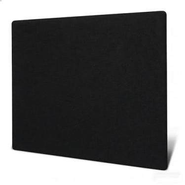 Imagem de Mouse pad de vidro para jogos, tapete de mouse grande artesão profissional 350 * 260 * 3,2 mm oferece maior precisão e velocidade para teclado mouse (preto)