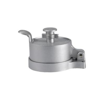 Imagem de Prensa de Carne Hambúrguer Liga Alumínio Revestimento Antiaderente Alça Utensílio Cozinha Recheio Prensagem Eficiente Desmoldagem Fácil Versátil Casa