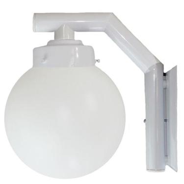 Imagem de Arandela Solarium 215 Externa/Interna com Globo de Polietileno - Ideal