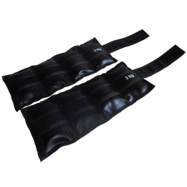 Imagem de Par de Caneleiras Tornozeleira Academia Ginástica 3,0kg