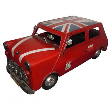 Imagem de Carro Vintage Decorativo Mini Cooper Londres Retro Mr Bean (Cj-021)