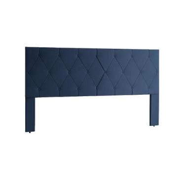 Imagem de Cabeceira com pés para cama box casal 1,40 new york 6 cores - LOJASPHA