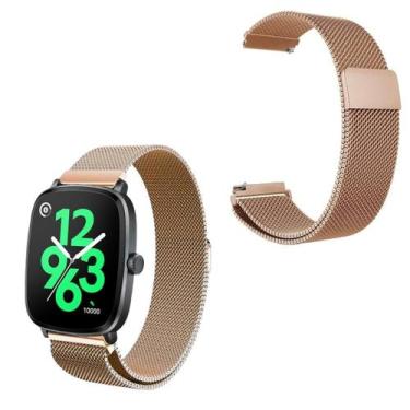 Imagem de Pulseira Para Haylou Rs5 2,01 - Metal Com Fecho De Imã - Tech King