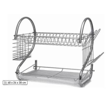 Imagem de Escorredor De Louças Com Porta Copos E Talheres De Metal - Top Rio