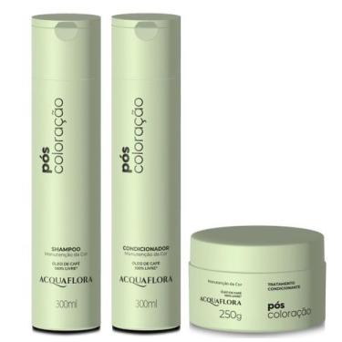 Imagem de Acquaflora - Kit Pós Coloração - Sh + Cond + Masc