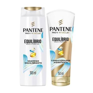Imagem de Kit Shampoo Pantene Equilíbrio Raiz e Pontas 300ml + Condicionador 150