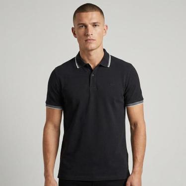 Imagem de Camisa Polo Dudalina Frisos Binados Masculino-Masculino