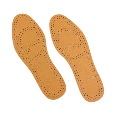 Imagem de Palmilhas Esportivas Femininas De Couro Bovino Respiráveis Com Massage