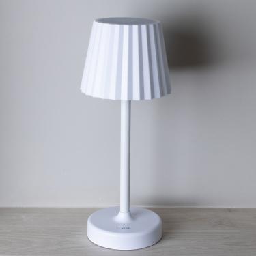 Imagem de Luminária de Mesa Lyor Radiance 26cm Branca LED 3 Tons Touch Bateria/USB Plástico