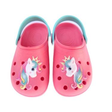 Imagem de Sandalia Babuche Infantil Menina Borboleta Papete Feminina Personagem 