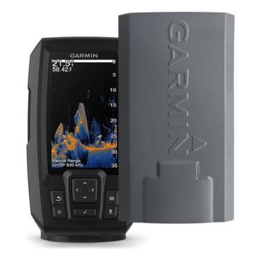 Imagem de Capa Case Protetor Sonar Garmin Striker 4 Plus - WordBoat, Cinza