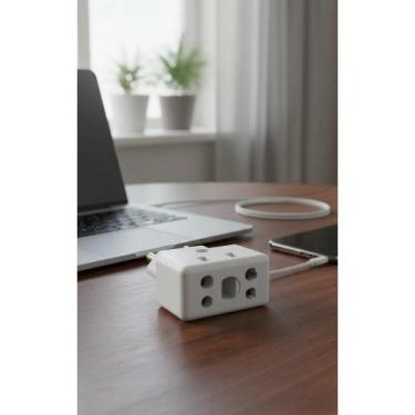 Imagem de 2x Adaptador Tomada 20A 3 Pinos Universal 2 Pinos - Congratulations St