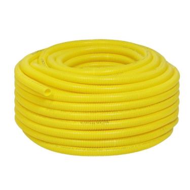Imagem de Tubo Eletroduto PVC Corrugado Flexivel 25MMX50M Amarelo - Krona