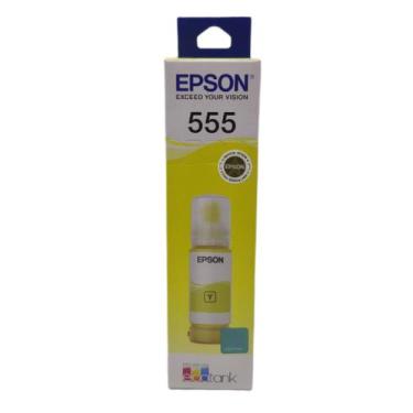 Imagem de Refil de tinta epson t555420 amarelo p/l8180