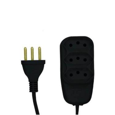Imagem de Extensão Elétrica Tripla Extensão Tripla 4,5 Metros 3P 10A Cabo Longo 