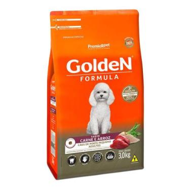 Imagem de Ração Premier Golden Cães Raças Pequenas Carne E Arroz 3Kg