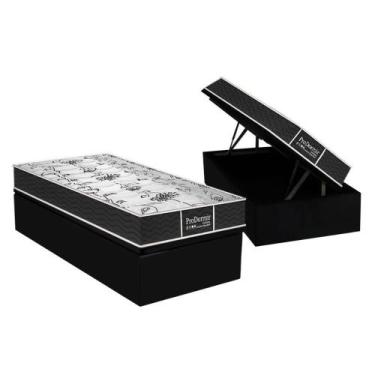 Imagem de Cama Box Baú Solteiro: Colchão Molas Bonnel Probel Prolastic ProDormir