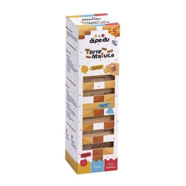 Imagem de Brinquedo Madeira Torre Maluca - C/54 PÇS - BRW