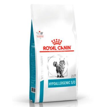 Imagem de Ração Royal Canin Veterinary Diet Hypoallergenic para Gatos com Sensib
