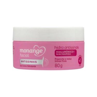 Imagem de Creme Facial Hidratante Monange Hidra Antissinais com Ácido Hialurônic