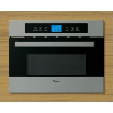 Imagem de Micro-ondas de Embutir Fischer Platinium Grill 35L com Painel Touch e Dourador Inox 110V