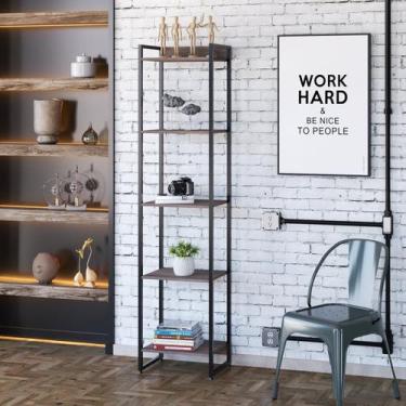 Imagem de Estante de Livros Industrial 45CMX187CM Multiuso 5 Prateleiras Dynamic