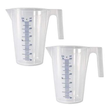 Imagem de Jarra Graduada Bremen 500ML em Polietileno com Escala em Alto Relevo p
