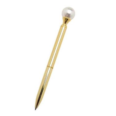 Imagem de Caneta Esferográfica Pérola de Metal - Dafu, Dourado