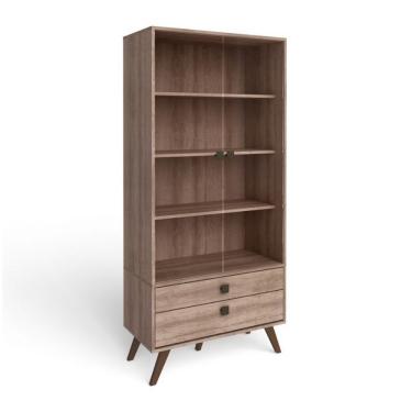 Imagem de Cristaleira 800x1730x385mm Movelbento - Rustico