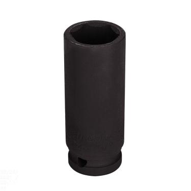 Imagem de Soquete de impacto sextavado longo em aço cromo molibdênio 27 mm - Encaixe 1/2`` Tramontina