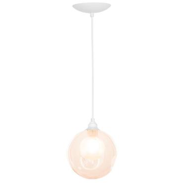 Imagem de Lustre Pendente Branco Harmony Bolinha Ambar