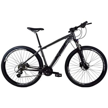 Imagem de Bicicleta Aro 29 KSW 24v Freio Hidraulico Câmbios Shimano Altus Suspensão C/Trava - Grafite/Preto 19