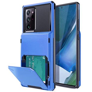 Imagem de Para Samsung Galaxy Note 20 Ultra 10 9 Carteira para Cartão de Crédito Flip Cover Para Samsung Note20 S22 Ultra S21 S20 S10 S9 S8 Plus, Azul, Para A9 2018