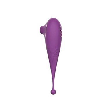 Imagem de Vibrador Estimulador Clitóris Sucção & Ponto G 7 Modos de Vibração À Prova D'água Zatla (Roxo)