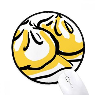 Imagem de DIYthinker China Prato chinês Delicioso Padrão Mouse Pad Desktop Escritório Tapete Redondo para Computador