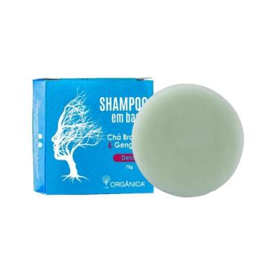 Imagem de Shampoo Em Barra Cha Branco E Gengibre 75G - Orgânica