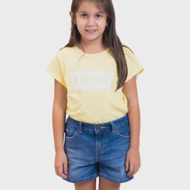 Imagem de Camiseta Levis Infantil Feminina Amarela (LK0010236)
