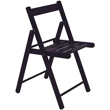 Imagem de Cadeira de Madeira Dobrável Tramontina Lille em Madeira Teca com Acabamento Envernizado Castanho Escuro