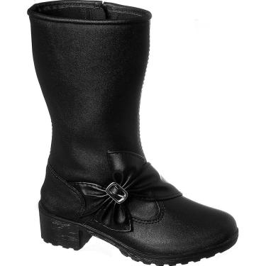 Imagem de Bota Love Infantil Ortopasso Menina  Preto