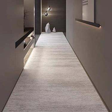 Imagem de Tapete de corredor fino lavável, tapete de corredor interno moderno capacho antiderrapante 2 3 4 pés de largura com suporte de borracha, tapetes de bebê bege (tamanho: 2,6x10ft/80x300cm)