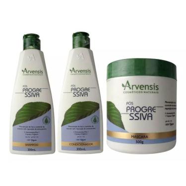 Imagem de Kit Arvensis Pós Progressiva Shampoo Condicionador Mascara