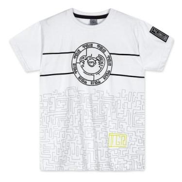 Imagem de Tigor Camiseta Manga Curta Branco - Tigor T. Tigre