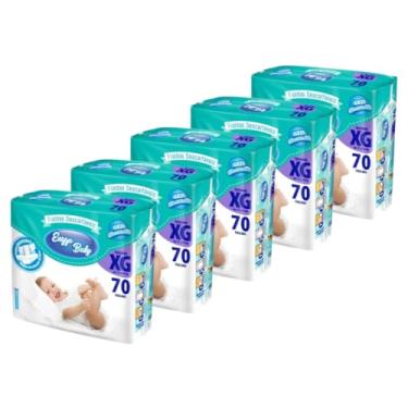 Imagem de Kit Fraldas Descartáveis Infantis Pacotão Hiper Direto da Fábrica Preço Revenda Sortidas XG