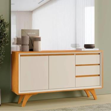 Imagem de Buffet para Sala de Jantar Piazza 2 Portas Naturalle/off White