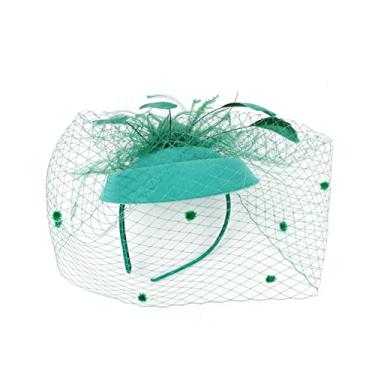 Imagem de Fascinadores pretos para mulheres, faixa de cabeça, fascinadores vintage, acessórios de cabelo para mulheres, casamento, domingo à tarde, chapéu infantil, chapéu fascinator, cartola de chá, boinas bra