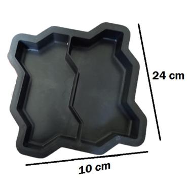 Imagem de 36 Formas Dupla Para Bloquetes De Cimento De Pvc