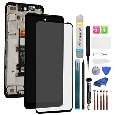 Imagem de iParto Substituição de tela LCD de 6,5 polegadas com moldura para Motorola Moto G Power 2022 Kit de substituição de tela para Motorola Moto G Power 2022 XT2165 Tela digitalizadora com moldura