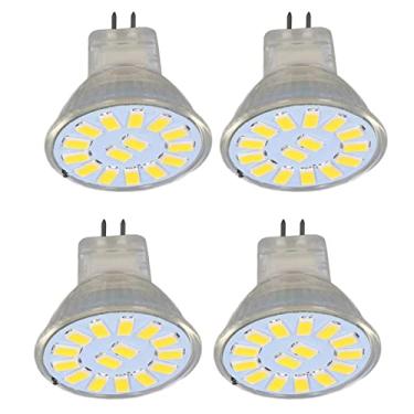 Imagem de Lâmpada Led Mr11, Economia de Energia, 500lm, Base de Pino Duplo, Lâmpada de Ponto de Paisagem para Sala de Estar, 4 Peças (Branco Quente)